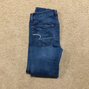 Mid Blue American Eagle Jeans